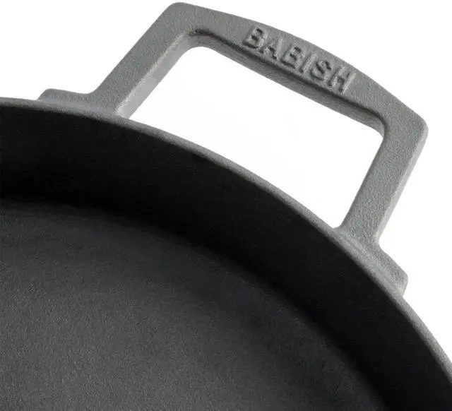 Alt view image 7 of 7 - Babish 13 Inch Cast Iron Everyday Pan with Handles in Black