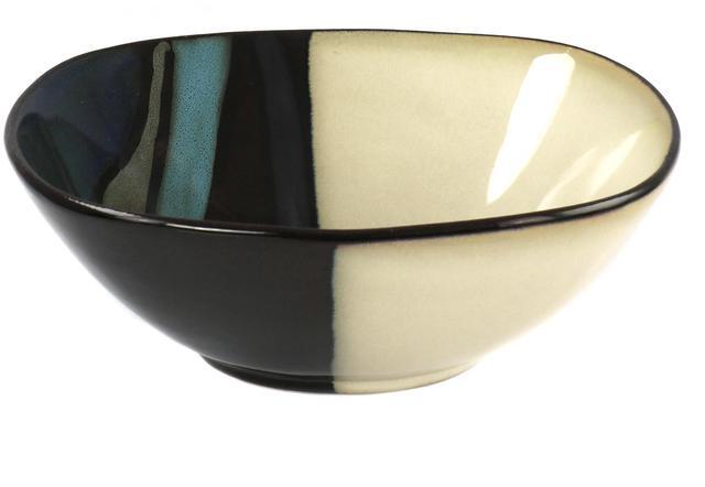 Alt view image 4 of 6 - Hometrends Althea 12 Piece Soft Square Stoneware Dinnerware Set in Teal
