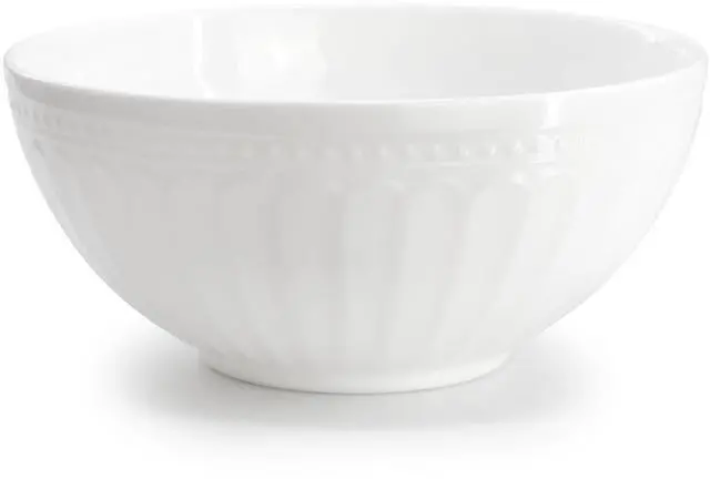 Alt view image 3 of 7 - Ultra by Gibson Swanton Arch 12 Piece Break-Resistant Opal Glass Dinnerware Set in White