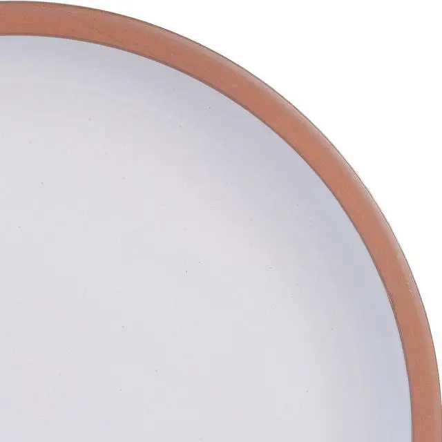Alt view image 4 of 6 - Soho Lounge Lagos 16 Piece Terracotta Double Bowl Dinnerware Set in Solid Matte White