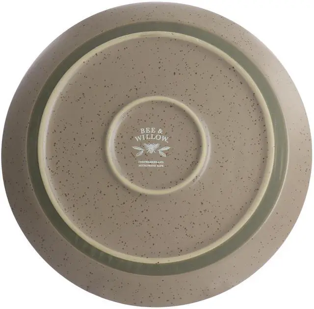 Alt view image 3 of 5 - Bee and Willow Milbrook 6 Piece 10 Inch Round Stoneware Dinner Plate Set in Mocha