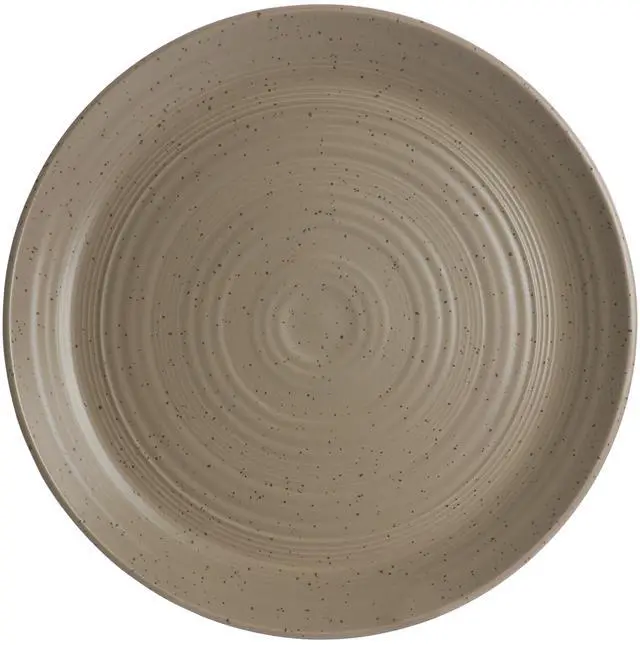 Alt view image 2 of 5 - Bee and Willow Milbrook 6 Piece 10 Inch Round Stoneware Dinner Plate Set in Mocha