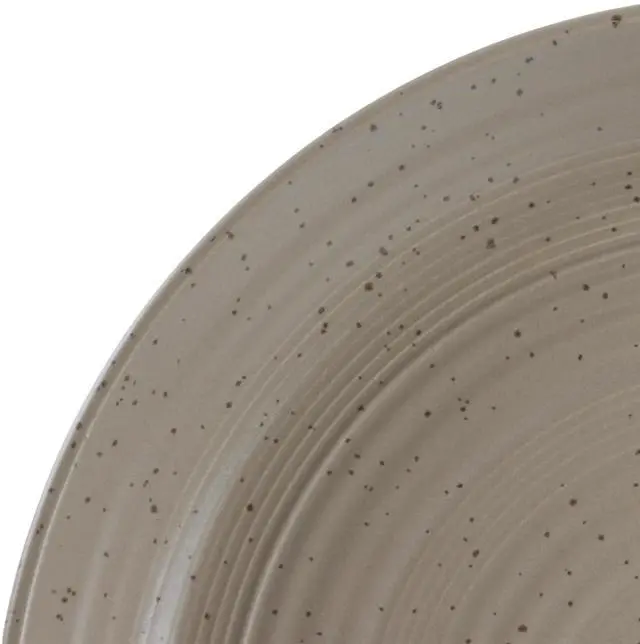 Alt view image 4 of 5 - Bee and Willow Milbrook 6 Piece 10 Inch Round Stoneware Dinner Plate Set in Mocha