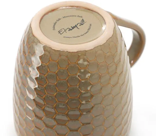 Alt view image 6 of 7 - Elama Honeycomb 6-Piece 15 oz. Mug Set, Assorted Colors