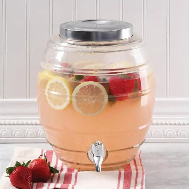 Alt view image 4 of 4 - Gibson Home General Store 2.1 Gallon Glass Beverage Dispenser
