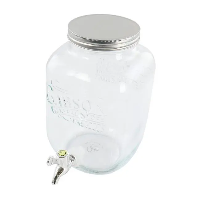 Alt view image 2 of 5 - Gibson Home General Store 1.1 Gallon Glass Jar Beverage Dispenser