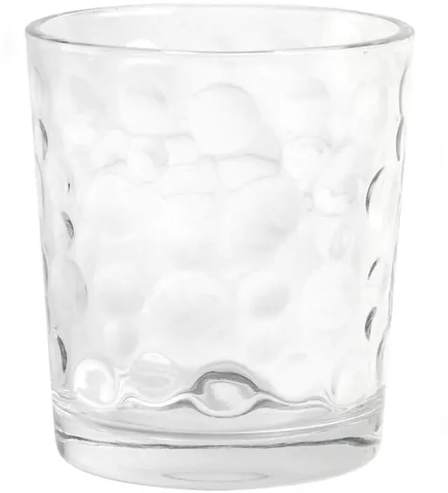 Alt view image 3 of 5 - Gibson Home 4 Piece 13.5 Ounce Bubble Double Old-Fashioned Glassware Set