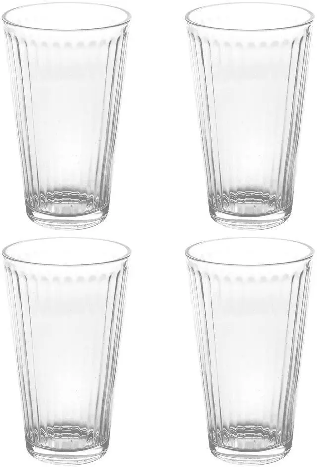 Alt view image 2 of 5 - Gibson Home Moonstone 4 Piece 16 Ounce Glass Tumbler Set
