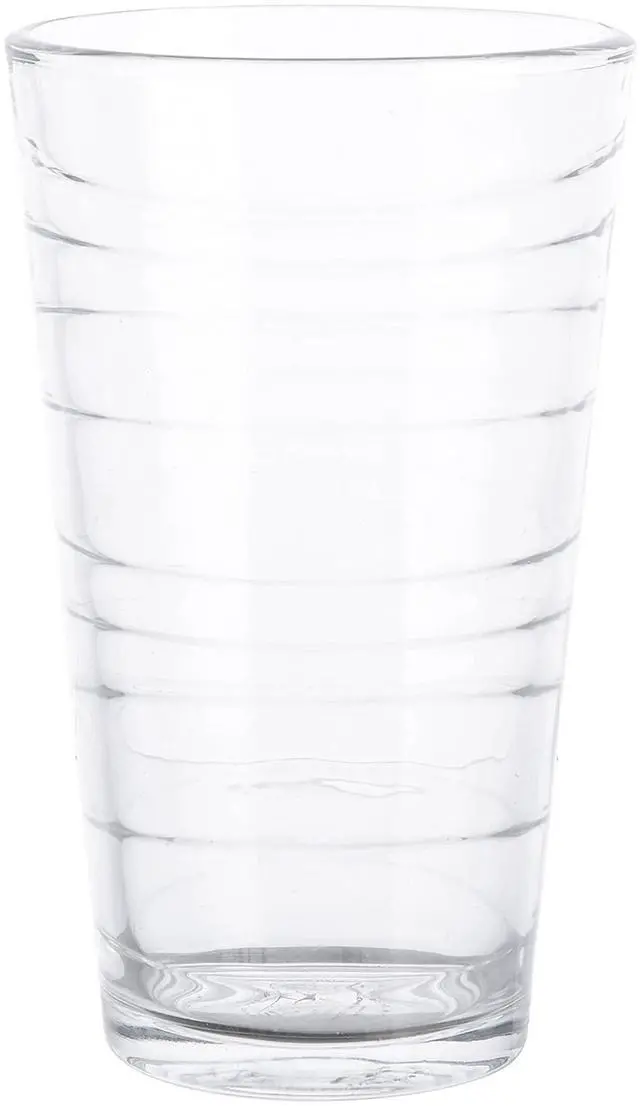Alt view image 3 of 5 - Gibson Home 4 Piece 13.5 Ounce Swirl Glass Tumbler Set