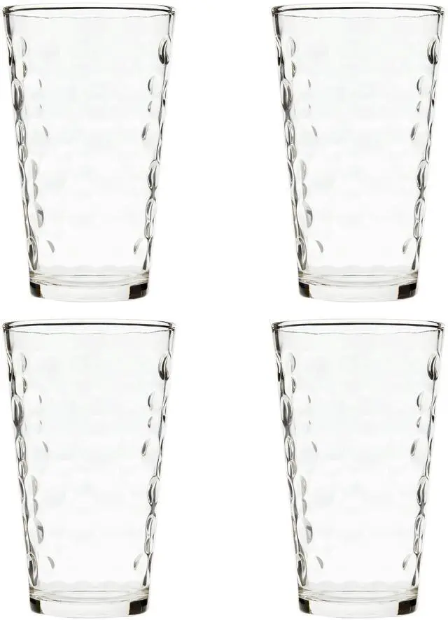 Alt view image 2 of 5 - Gibson Home 4 Piece 13.5 Ounce Bubble Glass Tumbler Set