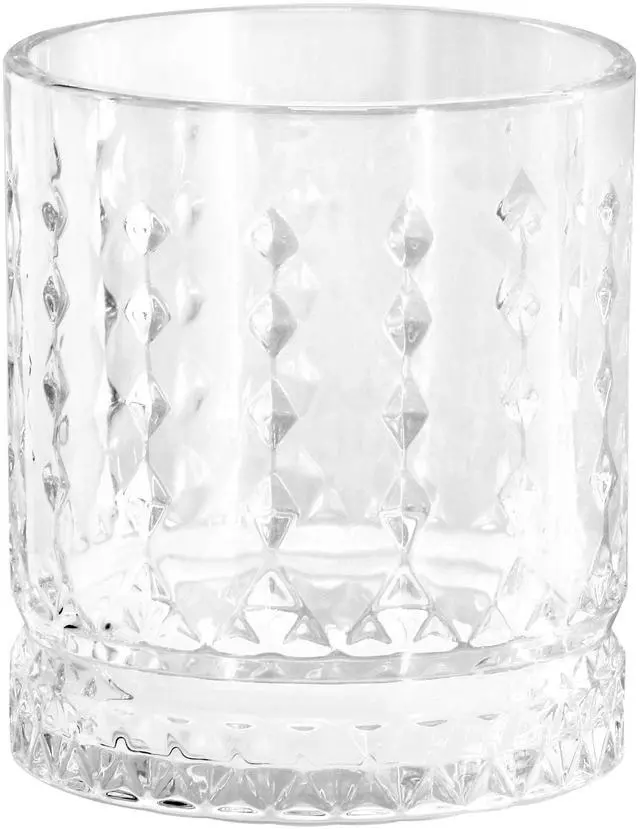 Alt view image 2 of 6 - Gibson Home 4 Piece 13 Ounce Teardrop Embossed Double Old-Fashioned Glass Set