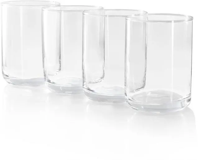 Alt view image 4 of 5 - Gibson Home Emory 4 Piece 15 Ounce Double Old Fashioned Clear Glass Set