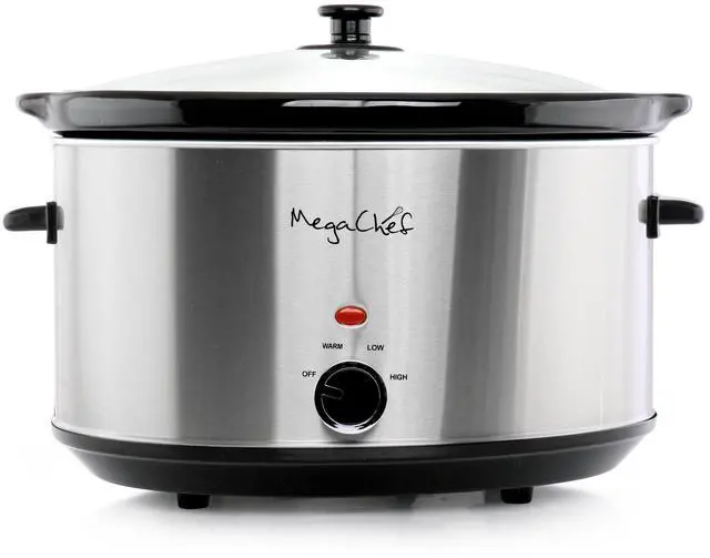 Alt view image 3 of 6 - MegaChef 8 Quart Slow Cooker with Bouns Mini 0.6 Quart Warmer