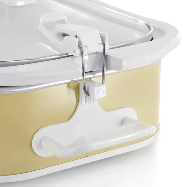Alt view image 4 of 7 - MegaChef 3.5 Quart Casserole Slow Cooker with 3 Temperature Settings in Cream