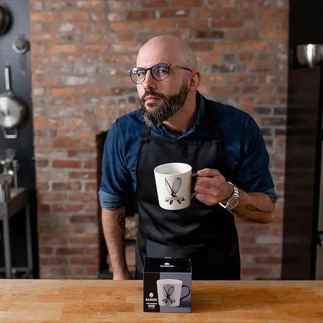 Alt view image 4 of 5 - Babish 17 Ounce Fine Ceramic Born & Bread Mug in White