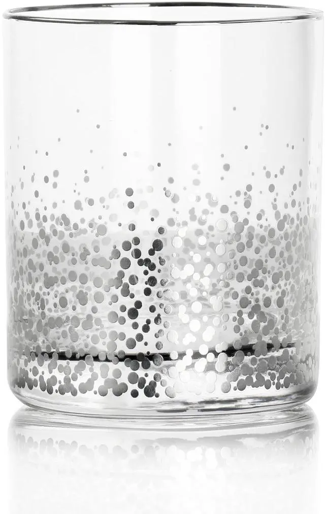 Alt view image 5 of 7 - Laurie Gates California Designs Audrey Hill 6 Piece 13.5oz Double Old Fashion Glass Set in Assorted Colors