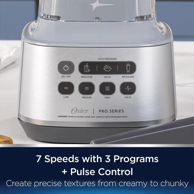 Alt view image 2 of 6 - Oster Pro Series XL 9 Cup Blender Kitchen System in Silver