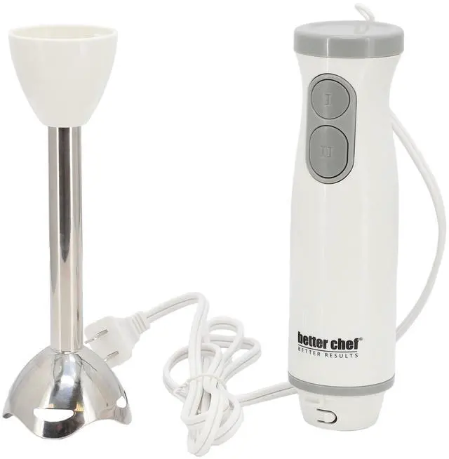 Alt view image 3 of 5 - Better Chef 2-Speed 150-Watt Immersion Hand Blender in White