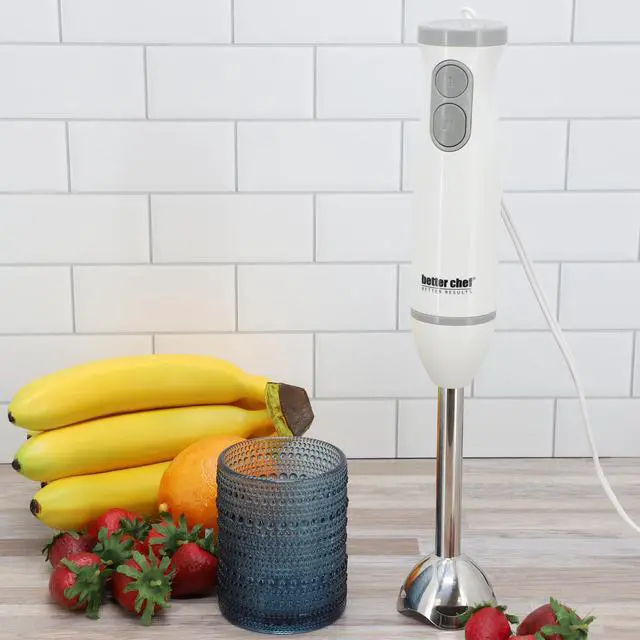 Alt view image 5 of 5 - Better Chef 2-Speed 150-Watt Immersion Hand Blender in White