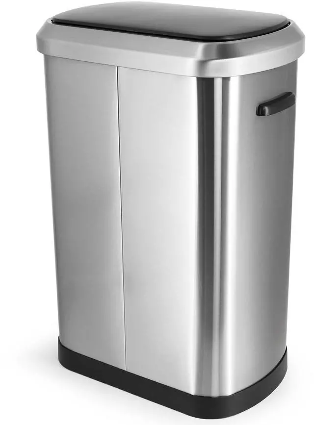 Alt view image 5 of 6 - Elama 13 Gallon Automatic Sensor Hands Free Trash Can