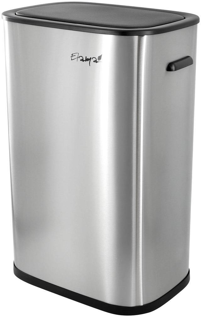 Alt view image 2 of 6 - Elama 14.5 Gallon Automatic Sensor Hands Free Trash Can