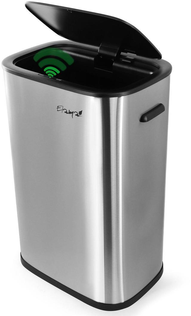 Main image of Elama 14.5 Gallon Automatic Sensor Hands Free Trash Can