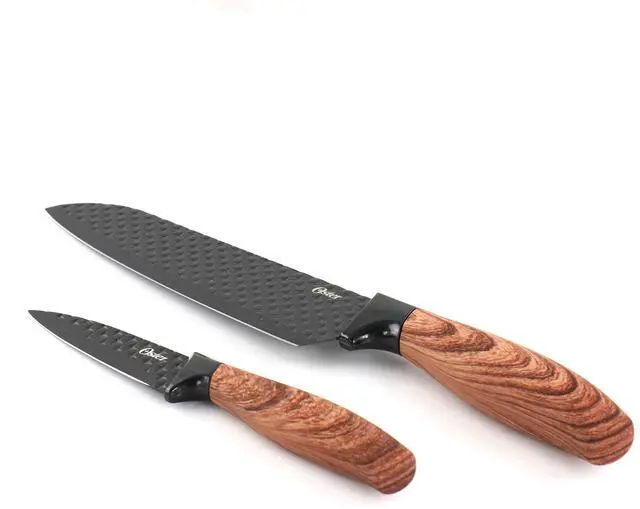 Alt view image 2 of 6 - Oster Gunderson 2 Piece Black Stainless Steel Cutlery Set