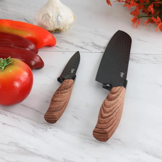 Alt view image 6 of 6 - Oster Gunderson 2 Piece Black Stainless Steel Cutlery Set