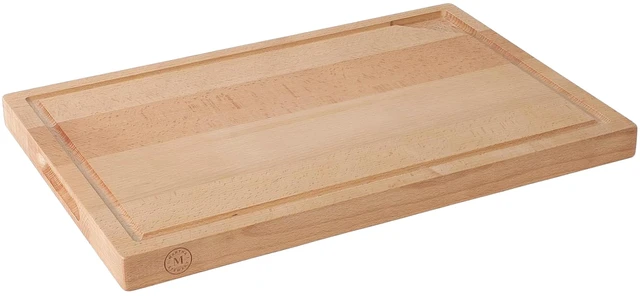 Main image of Martha Stewart Lockner 18 x 12 Inch Beech Wood Cutting Board with Juice Groove