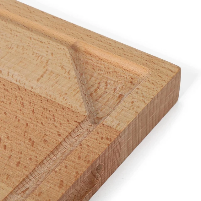 Alt view image 2 of 6 - Martha Stewart Lockner 18 x 12 Inch Beech Wood Cutting Board with Juice Groove