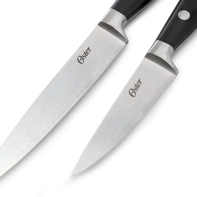 Alt view image 4 of 5 - Oster Ginley 3 Piece Stainless Steel Cutlery Set in Black