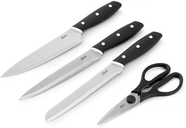 Alt view image 2 of 6 - Oster Collister 15 Piece Stainless Steel Cutlery Set in Black