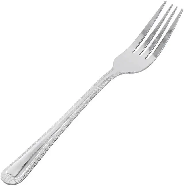 Alt view image 2 of 5 - Gibson Home Tustin 6 Piece Stainless Steel Dinner Fork Flatware Set in Silver
