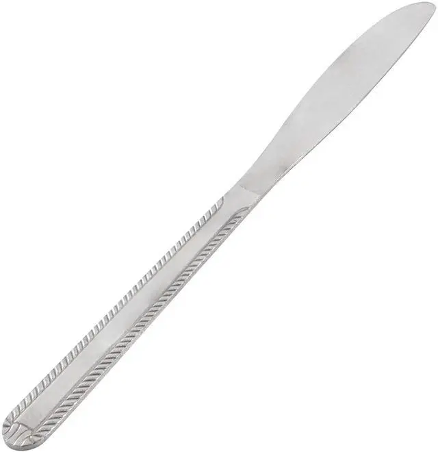 Alt view image 2 of 5 - Gibson Home Tustin 3 Piece Stainless Steel Dinner Knife Flatware Set in Silver