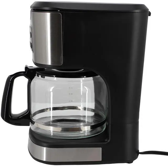 Alt view image 3 of 7 - Better Chef 12-Cup Programmable Coffee Maker in Black with Stainless Steel Accents