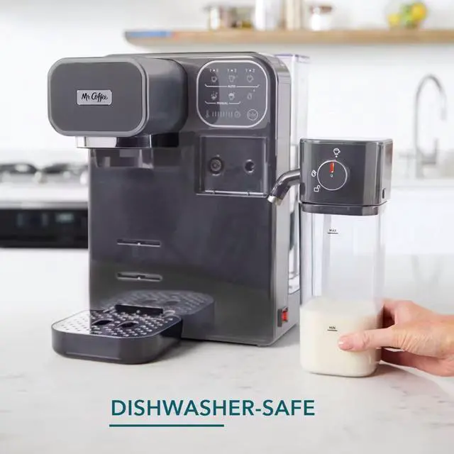 Alt view image 6 of 6 - Mr. Coffee® Prima Latte Luxe (BVMC-ECM-PMPAT2)