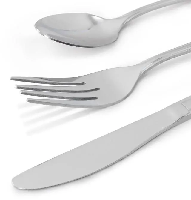 Alt view image 4 of 5 - Gibson Everyday Fairmont 3 Piece Stainless Steel Flatware Set