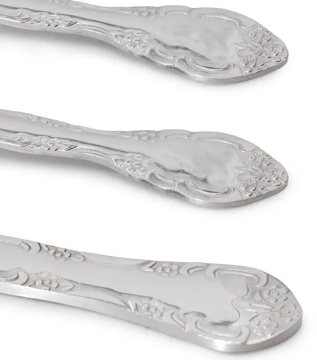 Alt view image 3 of 5 - Gibson Everyday Fairmont 3 Piece Stainless Steel Flatware Set