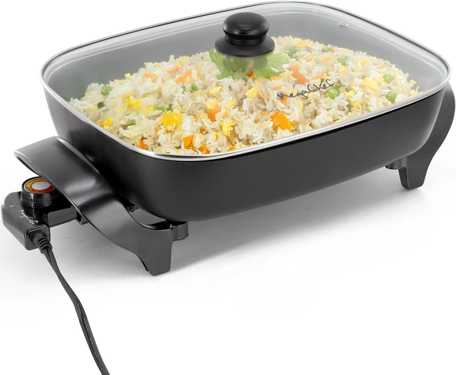Main image of MegaChef 14.96 Inch Electric Fry Pan with Non-Stick Coating