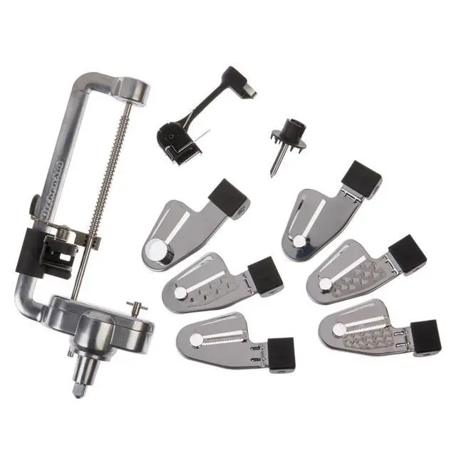 Alt view image 8 of 11 - KitchenAid KSM2APC Spiralizer Plus Attachment with Peel, Core and Slice, Silver