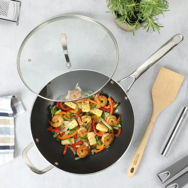 Alt view image 6 of 6 - Martha Stewart Everyday 18 Piece Stainless Steel and Wood Assorted Gadget Set