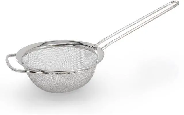 Alt view image 3 of 5 - Oster Baldwyn 3 Piece Stainless Steel Mesh Strainer Set in Silver