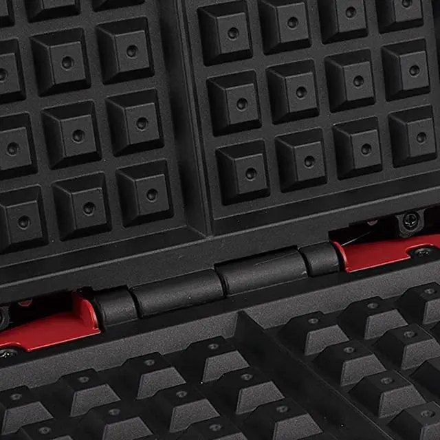 Alt view image 4 of 5 - Better Chef Electric Nonstick Waffle Maker in Red