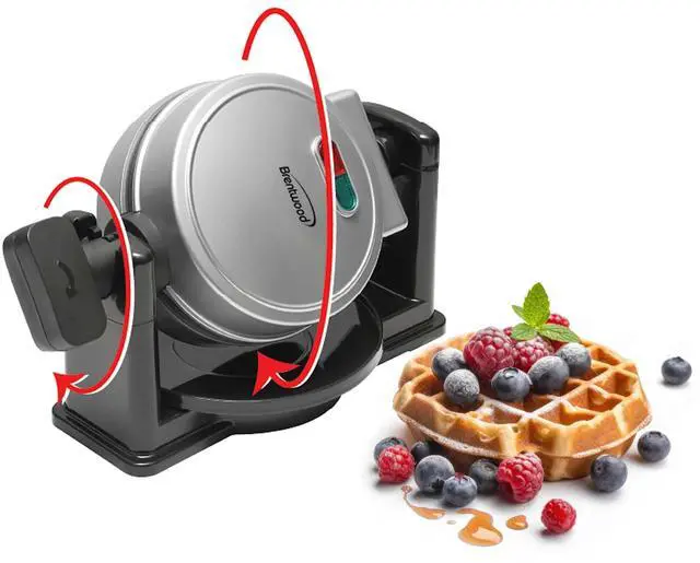 Alt view image 2 of 4 - Brentwood 5-Inch Non-Stick Flip Belgian Waffle Maker
