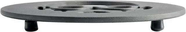 Alt view image 3 of 5 - Babish 8 Inch Round Cast Iron Trivet in Black