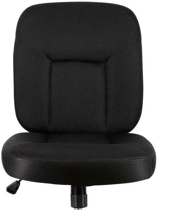 Alt view image 4 of 6 - Elama Mid Back Adjustable Fabric Office Chair in Black