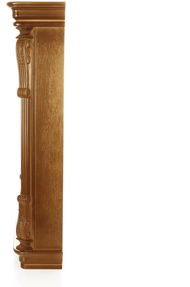 Alt view image 3 of 6 - Bedford Clock Collection Golden Oak Chiming Pendulum Wall Clock