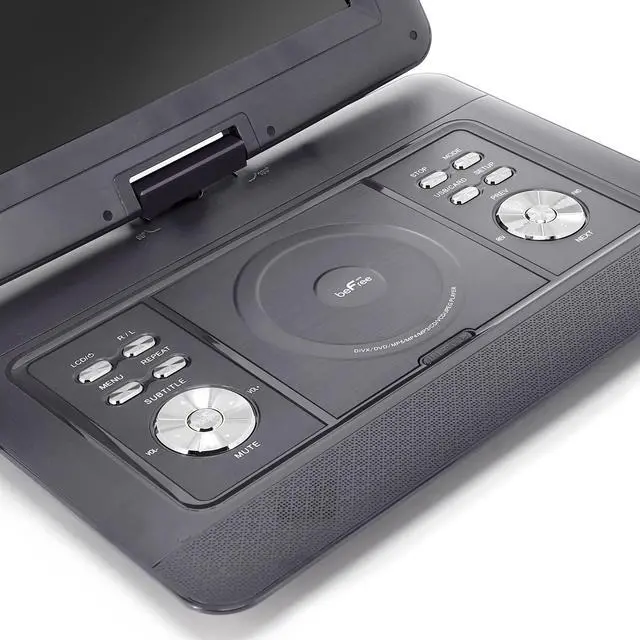 Alt view image 2 of 7 - Trexonic 13.3 Inch Portable TV+DVD Player with Color TFT LED Screen and USB/HD/AV Inputs
