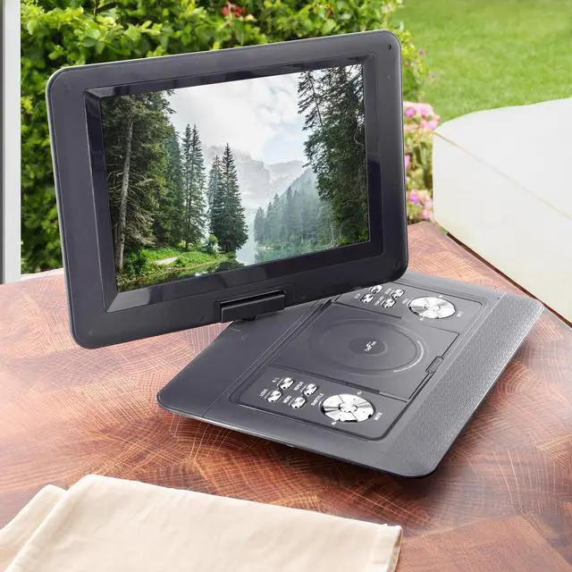 Alt view image 5 of 7 - Trexonic 13.3 Inch Portable TV+DVD Player with Color TFT LED Screen and USB/HD/AV Inputs