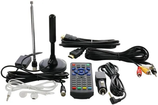 Alt view image 7 of 7 - Trexonic 15 Inch Portable DVD Player with Swivel TFT-LCD Screen and USB,SD,AV,HDMI Inputs
